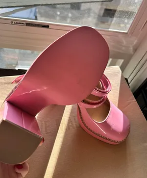 Steve Madden Pink Platform Mary Jane Heels thumbnail 4
