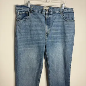 Abercrombie & Fitch The 90s Straight‎ Ultra High Rise Size 35/20 Minimalist thumbnail 3