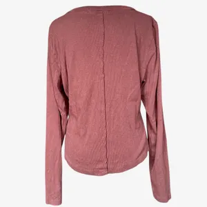 Anthropologie Pilcro Maroon‎ Long Sleeve Top Sz L thumbnail 3