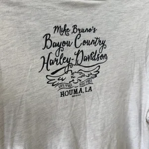 Harley Davidson Womens Tee 2X Logo Graphic Soft Wash Biker Grunge thumbnail 7