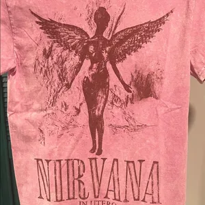 NIRVANA vintage graphic music tee In Utero Size small thumbnail 2