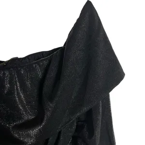 Bronx & Banco Amara Black Ruched Long Sleeve Off the Shoulder Midi Dress Size 4 thumbnail 9