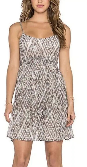 Free People Periscopes In The Sky Strappy Open Back Mini Dress OB407099 Med thumbnail 1
