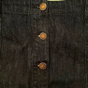 Forever 21 Denim Mini Skirt Womens 31 Button Front Y2K‎ Retro Indie Streetwear thumbnail 2