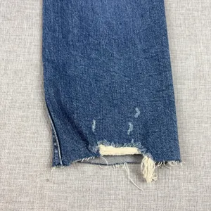 We The Free Jeans Womens 27 Blue Medium Wash High Rise Straight Distressed Denim thumbnail 13