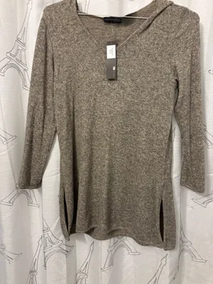 Sweaters with hood Gray thumbnail 5