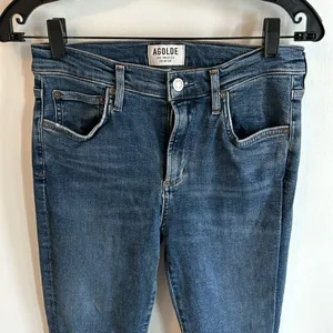 Agolde Chewed Hem Skinny Jeans thumbnail 3