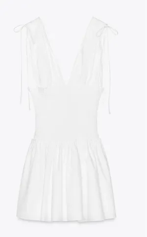 ZARA White Poplin Dress thumbnail 1