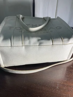 Cream The Tote Bag Small Leather Shoulder Tote thumbnail 13