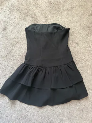 Edikted Double Ruffle Drop Waist Mini Dress thumbnail 3