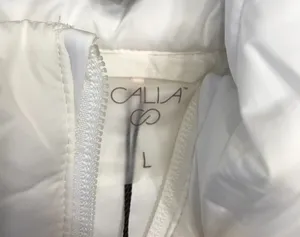 Calia by Carrie Women's Fall Lightweight Vest in Pure White size L NWT thumbnail 4