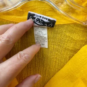 Vintage “C Cats” size L gauze crinkly top. thumbnail 4