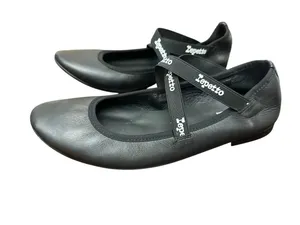 Repetto Joana Mary. Leather Ballerina Shoes size 381/2 thumbnail 5