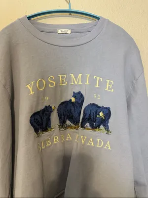 Brandy Melville x John Galt Yosemite Cropped Thick‎ Long Sleeve One Size thumbnail 3