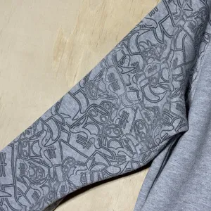 Vintage Chicago Bulls NBA‎ Woman's Medium Crewneck Sweatshirt Gray Black Graphic thumbnail 4