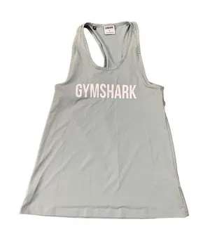 Gymshark mint‎ light green womens open back activewear tank size small thumbnail 1