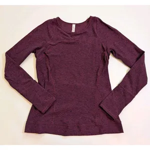 Lululemon Cypress Kiss Long Sleeve Pullover Base Layer Sz 10 Outdoor Gym Hiking thumbnail 2