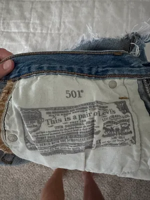 Levi's 501 Denim Shorts thumbnail 4