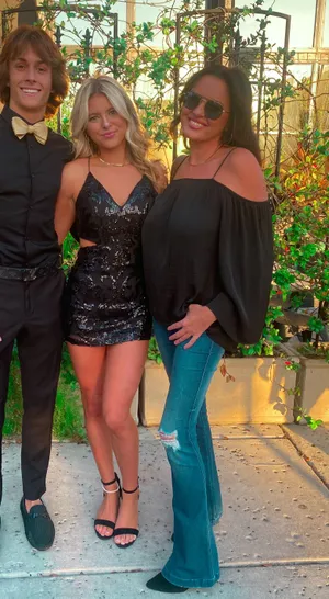 Black Sparkle Homecoming Dress thumbnail 4