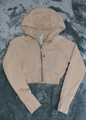 Lululemon Rare Scuba Full Zip Cropped Fitted Hoodie thumbnail 1