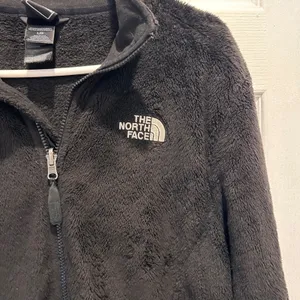 The‎ North Face Osito Fleece Jacket Womens Large Black Full Zip High Pile Soft thumbnail 2