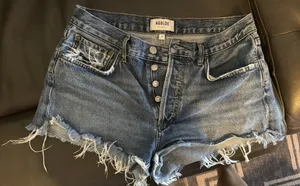 AGOLDE Shorts High-Rise Denim thumbnail 1