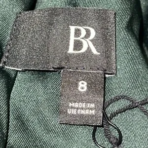 NWT Banana Republic Soraya Butterfly Sleeve Midi Dress Hunter Green Size 8 Vneck thumbnail 8