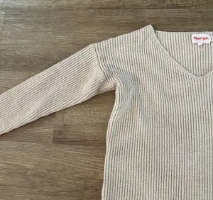 . Beige Tan Sweater Dress Tunic Long Sleeve thumbnail 5