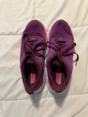 Purple Hoka Clifton 8 Running Shoes thumbnail 6
