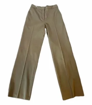 ARITZIA Babaton Agency Pant Wool Trousers Tan Front Crease Minimalist like new 0 thumbnail 1