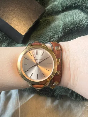 Michael Kors Brown Wrap Watch thumbnail 3