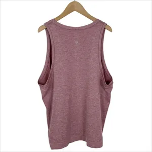 Lululemon Swiftly Relaxed Tank Top in Cherry Pink/White Size 10 thumbnail 2