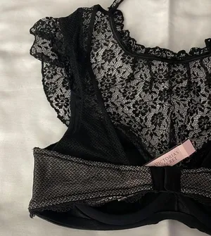 Victoria's Secret Satin & Lace Bra Top Crop Top 32C thumbnail 8