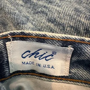 Vintage CHIC Acid Wash Pleated Jeans High Rise Tapered 80s Indie Streetwear USA thumbnail 2