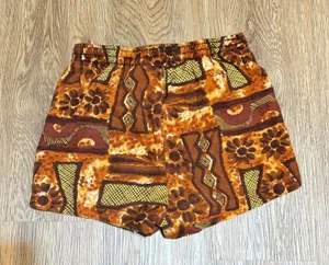 Vintage High Rise Patterned Shorts Multiple thumbnail 2