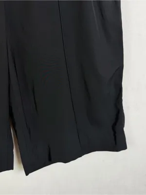 ALC Frank Women Sz 8 Black Bermuda Viscose Short Drawstring Pull On Quiet Lux Golf thumbnail 5