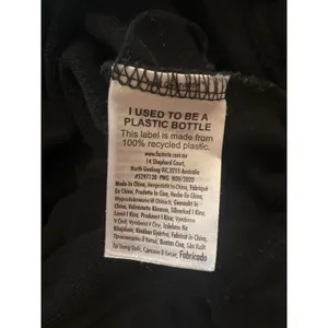 Factorie AU Black Cropped Pullover Hoodie XS Stnd Esntl Cotton thumbnail 6