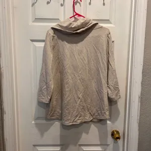 Tommy Hilfiger Womens Beige Cowl Neck Long Sleeve Sweater Top‎ Size XL thumbnail 6