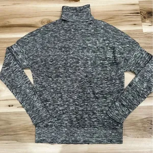 Anthropologie Moth Grey Wool Blend Turtleneck Sweater Women’s Small thumbnail 2