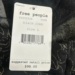 Free People Dragonfly Dress black/gold size large NWT thumbnail 5