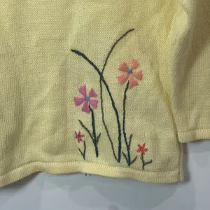 Vintage Curio Spring Embroidered Cardigan Sweater thumbnail 8