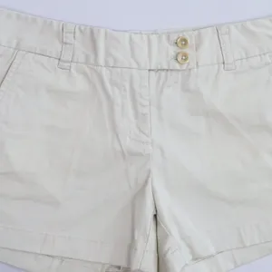 Vineyard Vines Chino Shorts Womens 4 Khaki Tan Low Rise Cotton Stretch Preppy 3" thumbnail 5