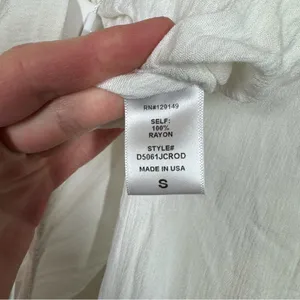 Dippin Daisy's Marla Mini‎ Dress in white size small nwt beach resortwear cruise thumbnail 5