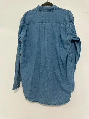 Vintage Store Mickey Cintas Employee Uniform Denim Button Down Shirt sz M thumbnail 5