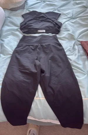 Brazilian workout set Black Size M thumbnail 1
