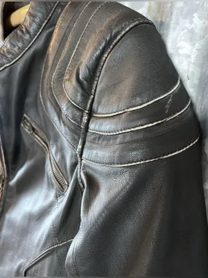 BLACK BRAND LEATHER MOTORCYCLE JACKET WOMEN'S CHARMER BLACK SIZE S/M Ret. $300 thumbnail 6