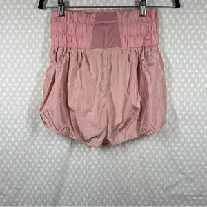 Free People Movement‎ Pink High Rise The Way Home Shorts thumbnail 4