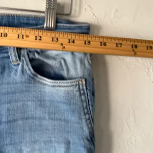 Kancan Jeans Womens Flare Bell Bottom‎ Distressed Blue Denim Pants Size 29 thumbnail 7