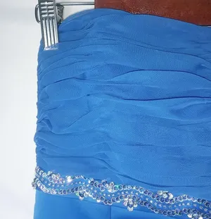 Mori Lee 13/14 Lapis Strapless Prom Dress thumbnail 7