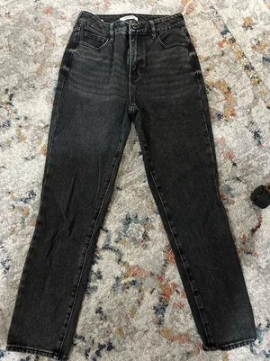 PacSun Women’s Mom Black Denim Jeans 25 thumbnail 1